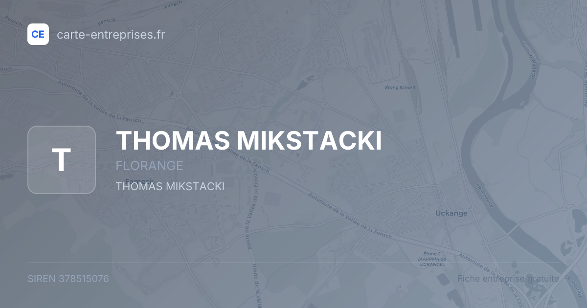 THOMAS MIKSTACKI — 378515076 — fiche entreprise