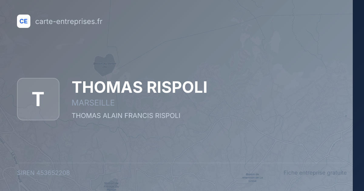 THOMAS RISPOLI — 453652208 — fiche entreprise