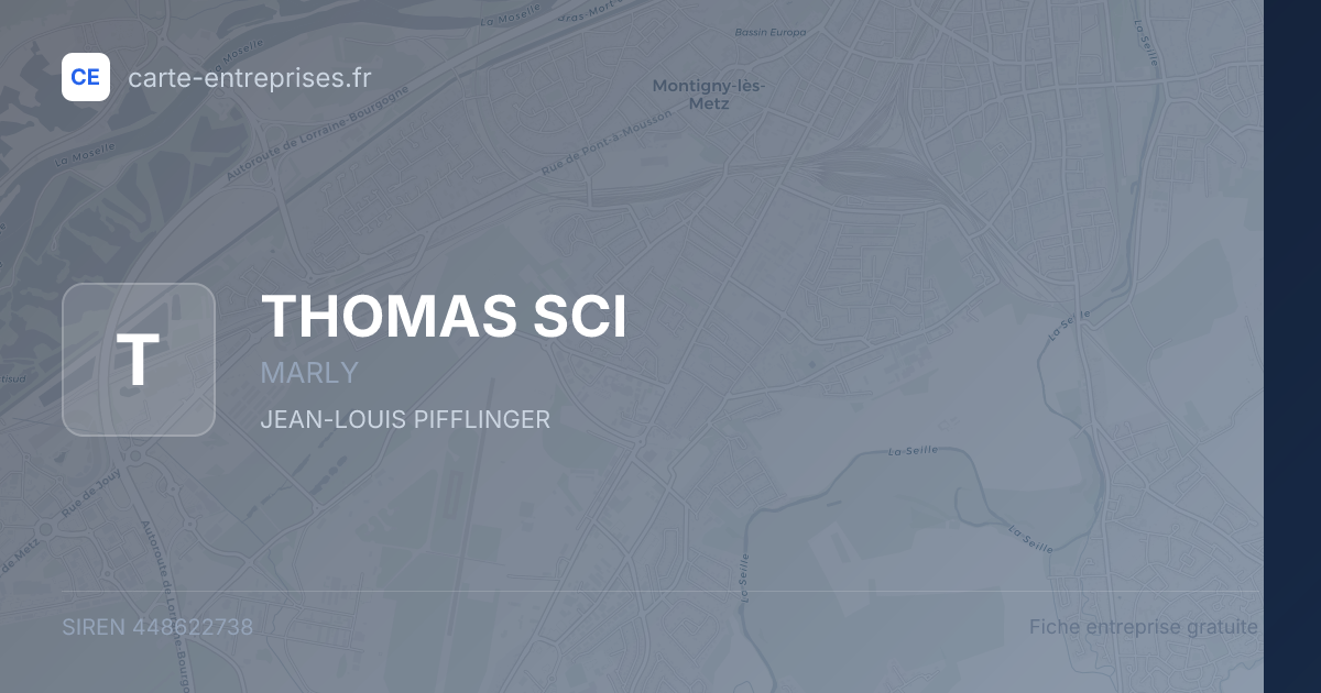 THOMAS SCI — 448622738 — fiche entreprise