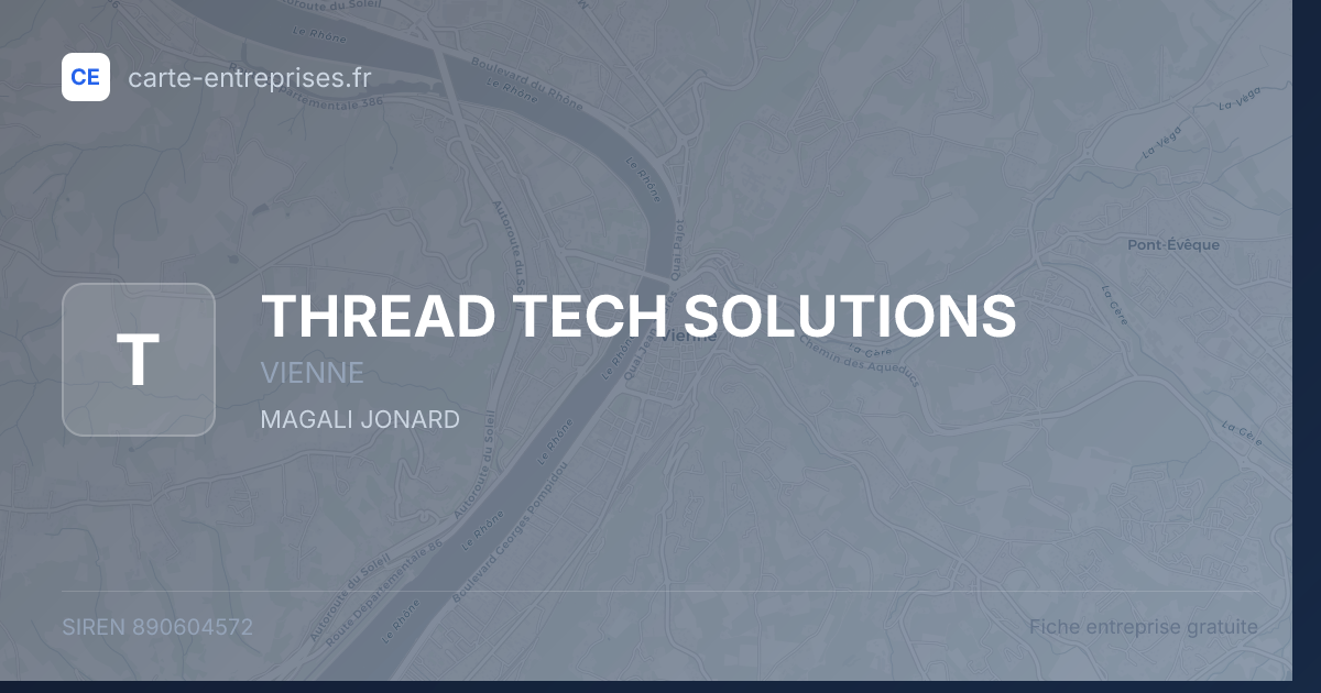 THREAD TECH SOLUTIONS — 890604572 — fiche entreprise