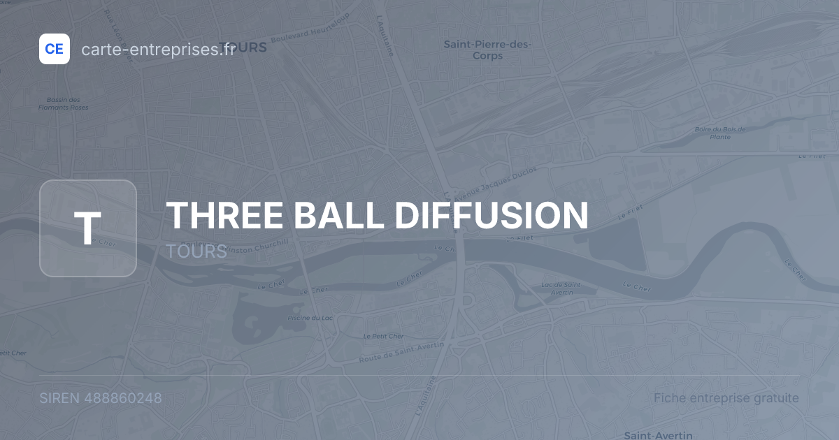 THREE BALL DIFFUSION — 488860248 — fiche entreprise
