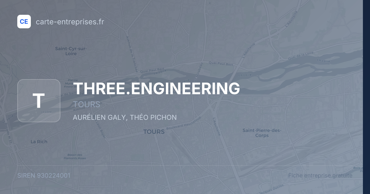 THREE.ENGINEERING — 930224001 — fiche entreprise