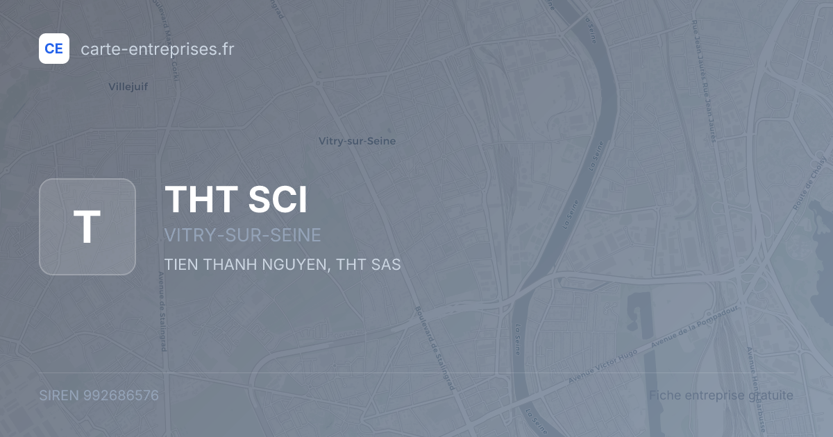 THT SCI — 992686576 — fiche entreprise