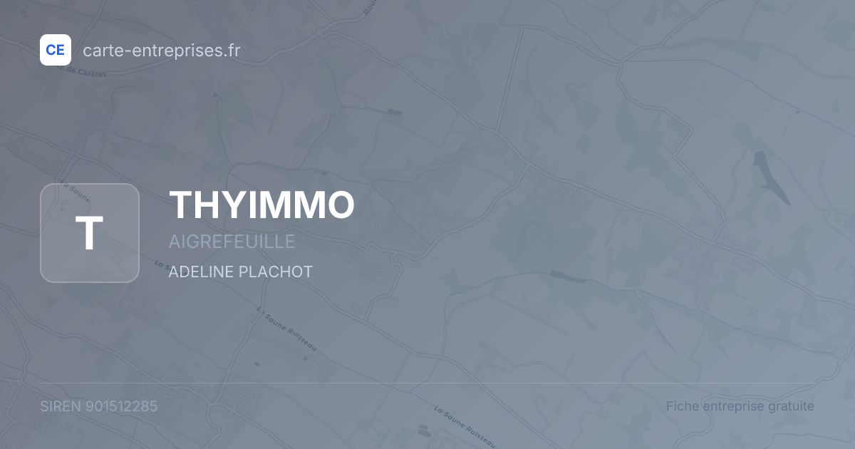 THYIMMO — 901512285 — fiche entreprise