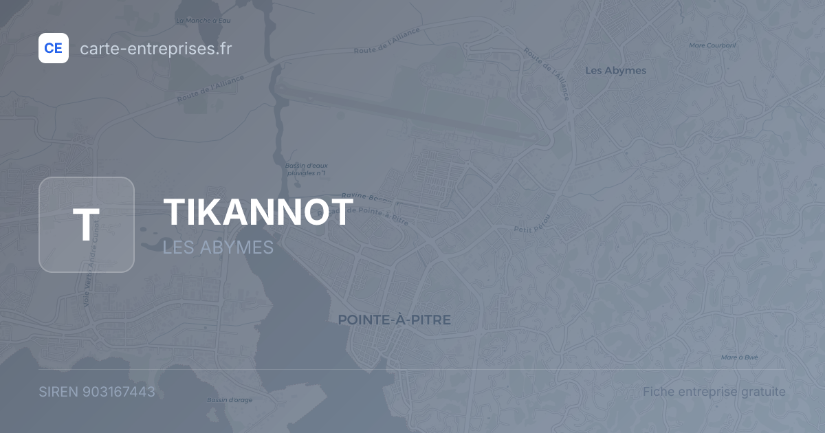 TIKANNOT — 903167443 — fiche entreprise