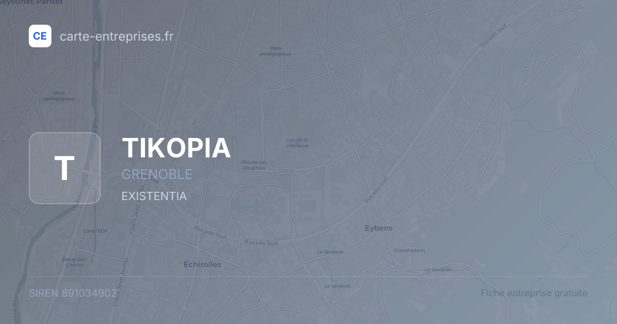 TIKOPIA — 891034902 — fiche entreprise