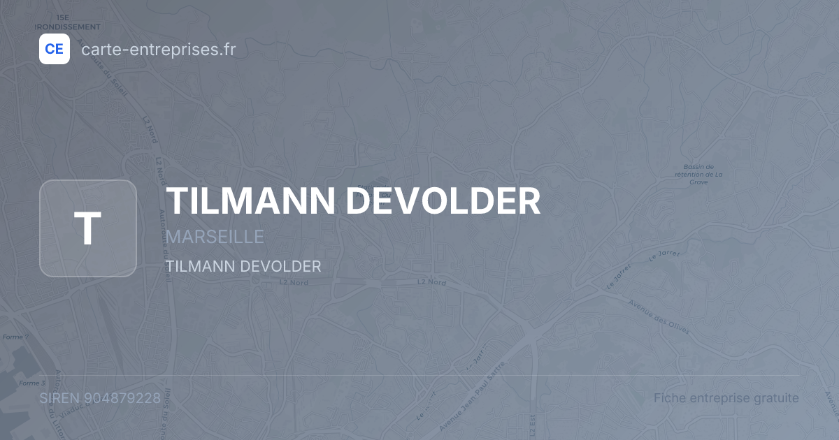 TILMANN DEVOLDER — 904879228 — fiche entreprise