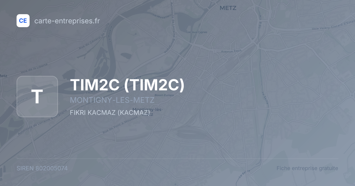 TIM2C — 802005074 — fiche entreprise