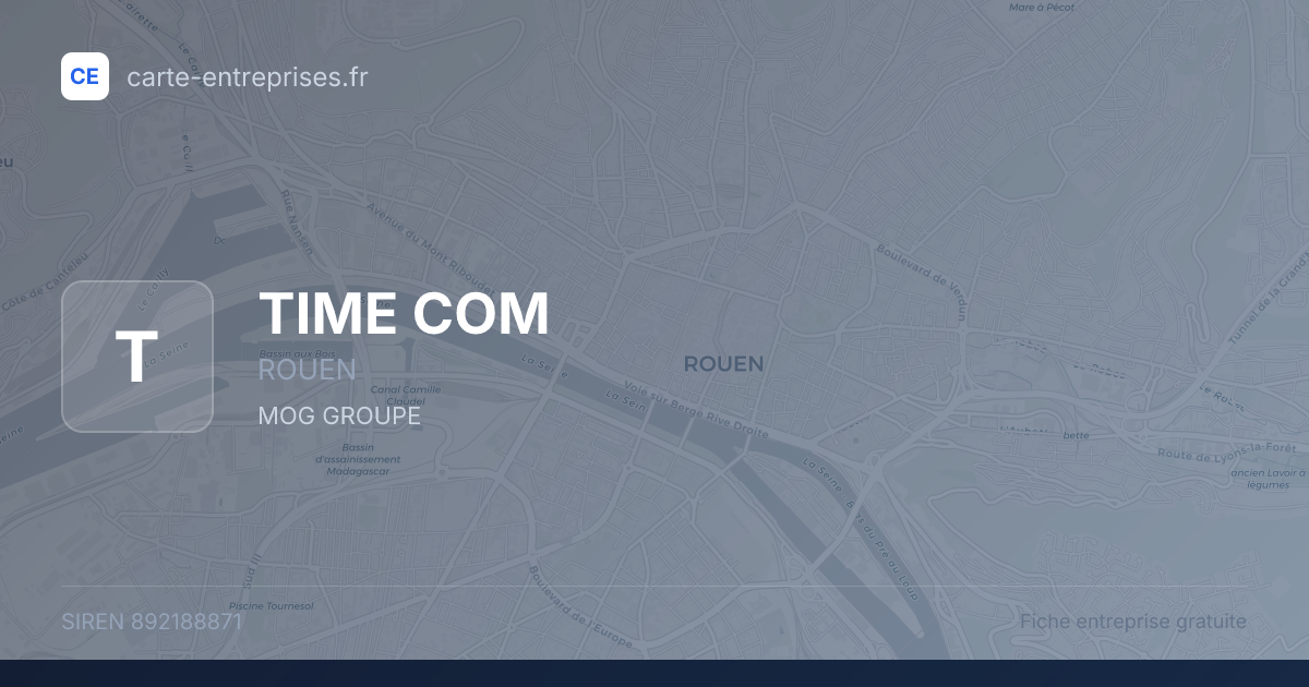TIME COM — 892188871 — fiche entreprise