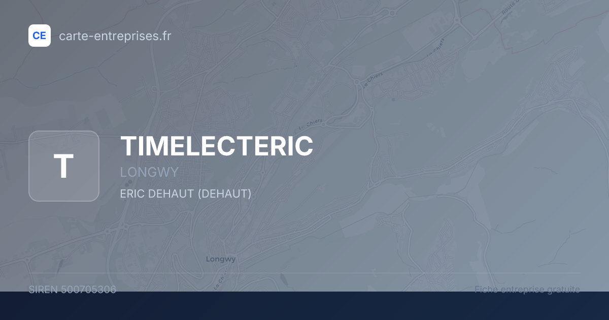 TIMELECTERIC — 500705306 — fiche entreprise