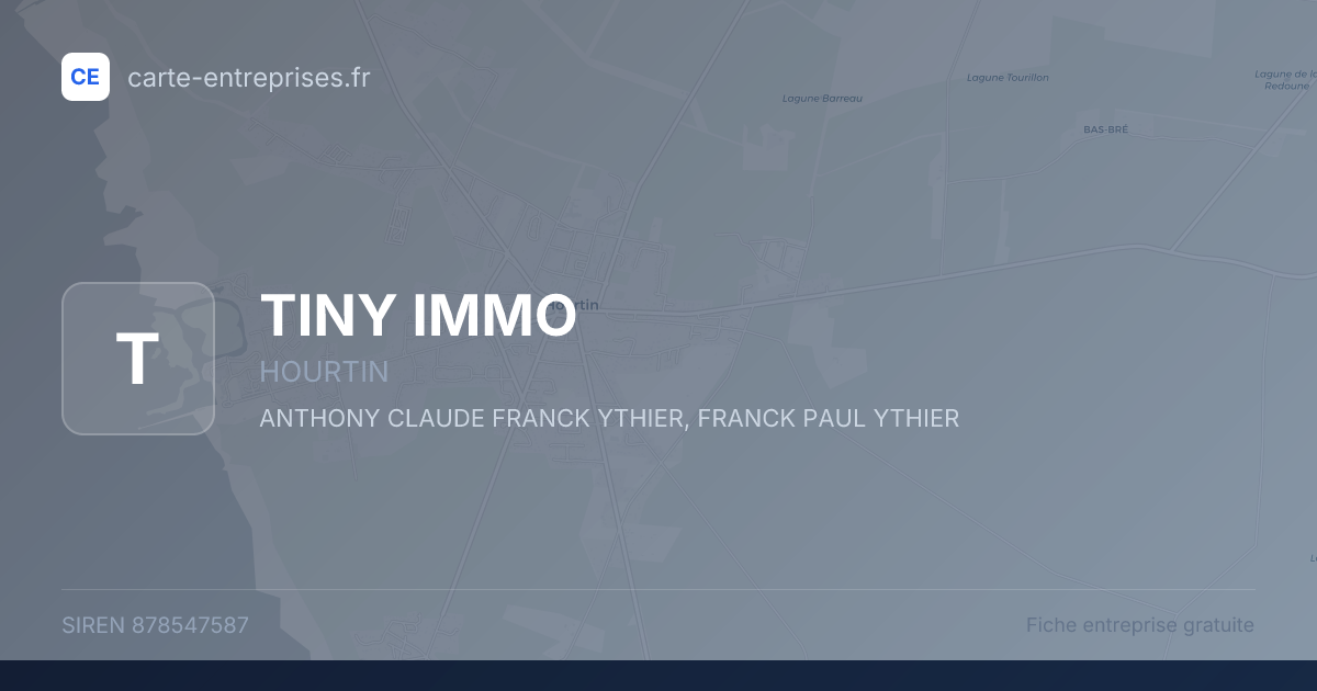 TINY IMMO — 878547587 — fiche entreprise