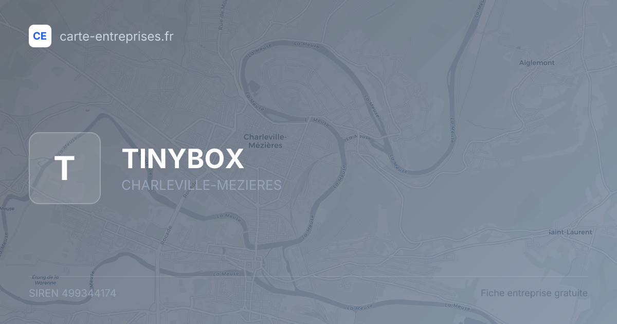 TINYBOX — 499344174 — fiche entreprise