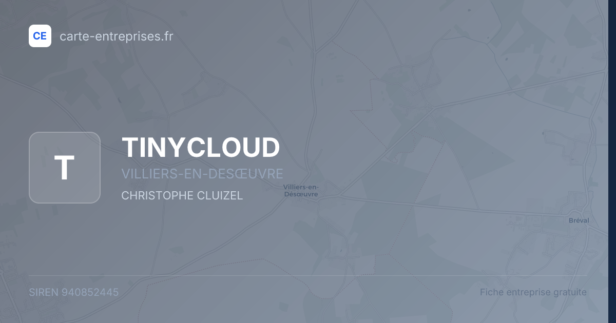 TINYCLOUD — 940852445 — fiche entreprise