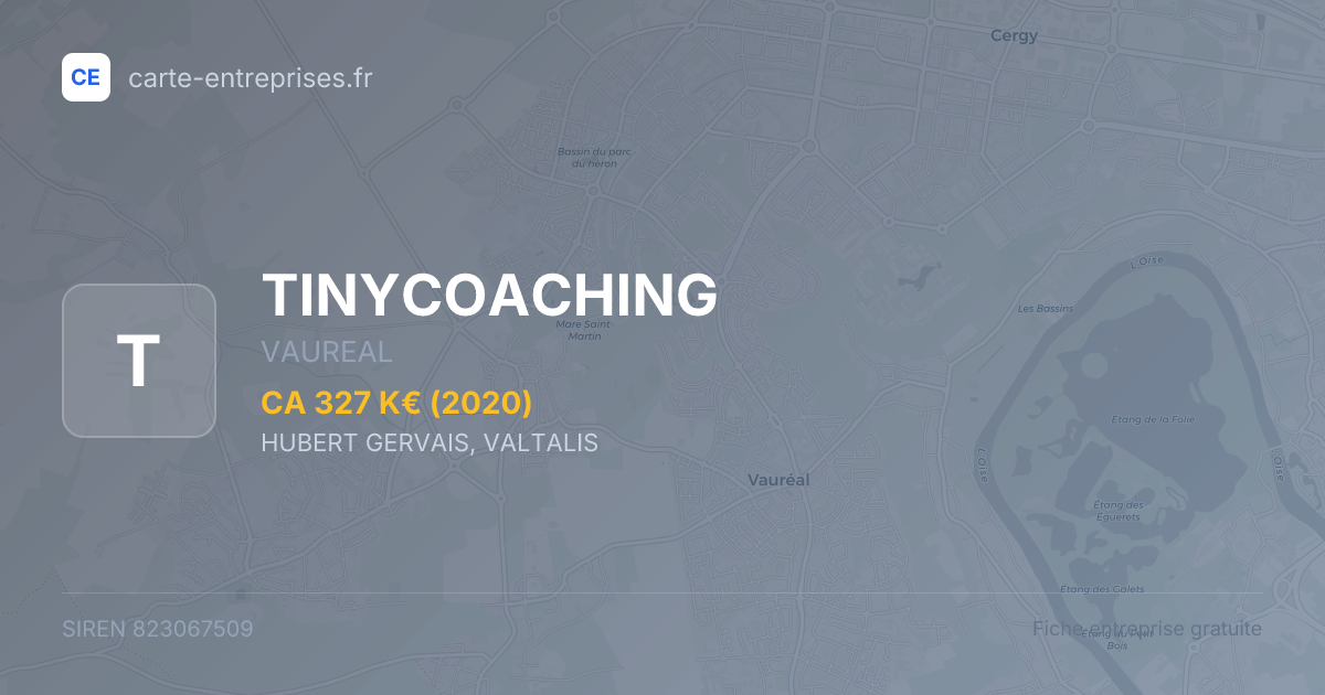 TINYCOACHING — 823067509 — fiche entreprise