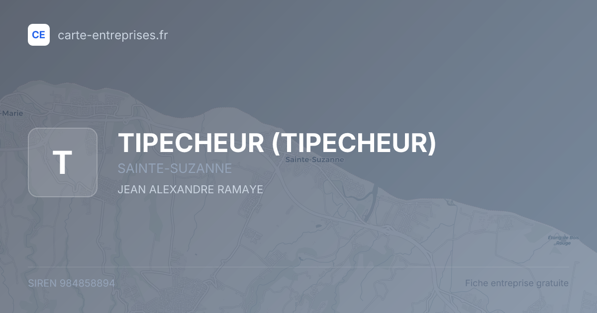 TIPECHEUR — 984858894 — fiche entreprise