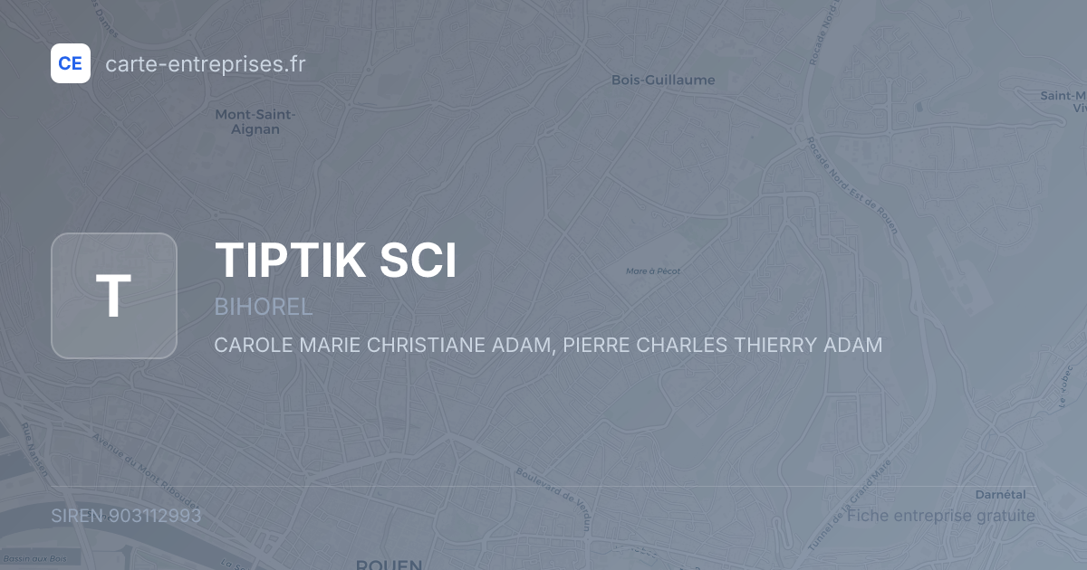 TIPTIK SCI — 903112993 — fiche entreprise
