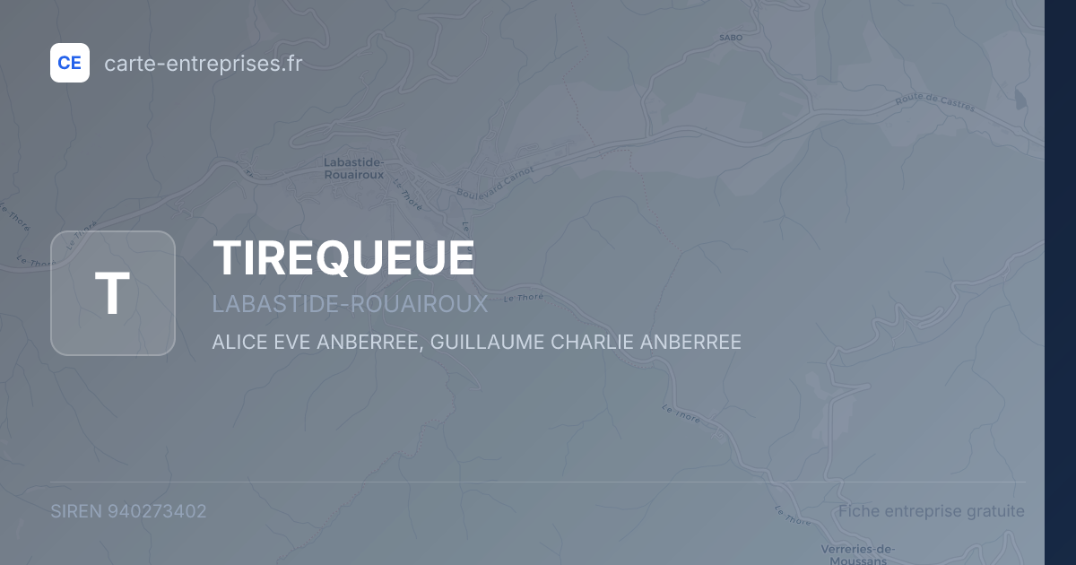 TIREQUEUE — 940273402 — fiche entreprise