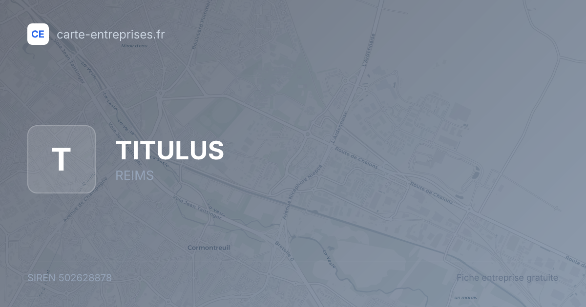 TITULUS — 502628878 — fiche entreprise