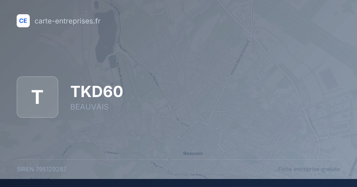 TKD60 — 795129287 — fiche entreprise