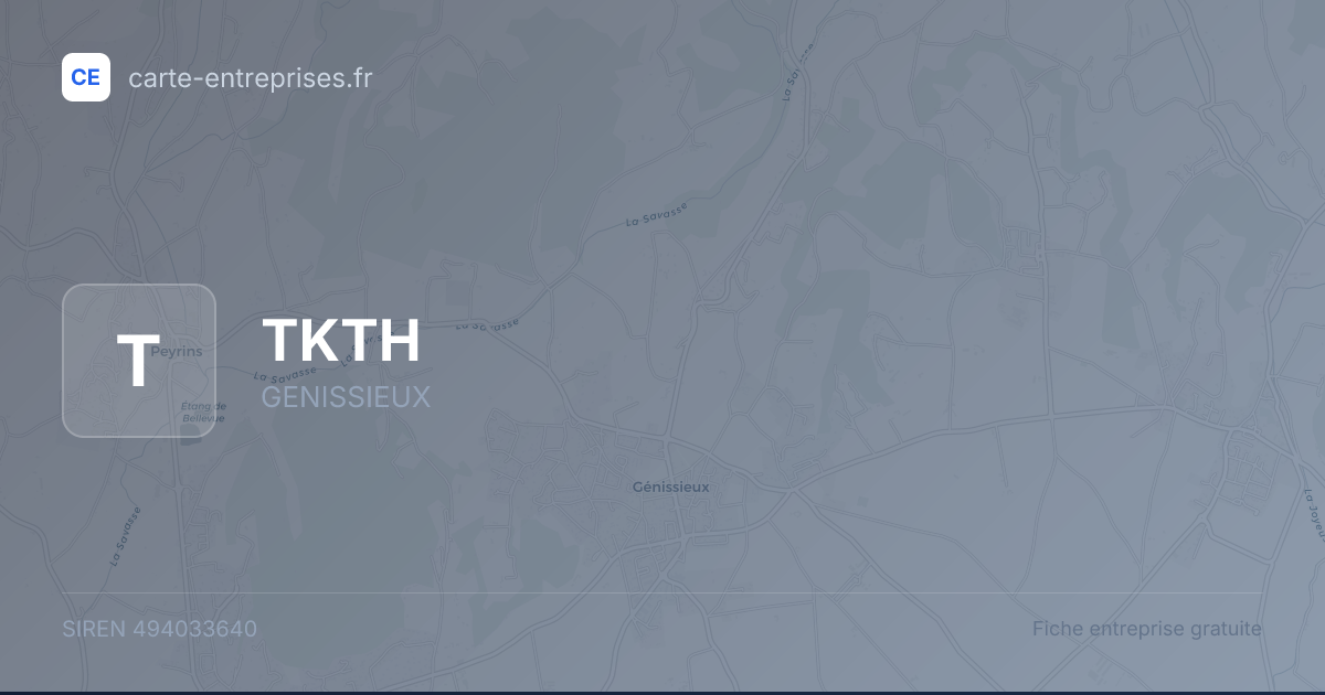 TKTH — 494033640 — fiche entreprise