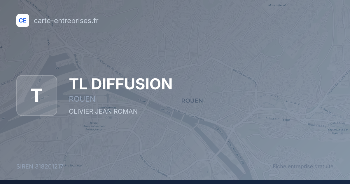 TL DIFFUSION — 318201217 — fiche entreprise