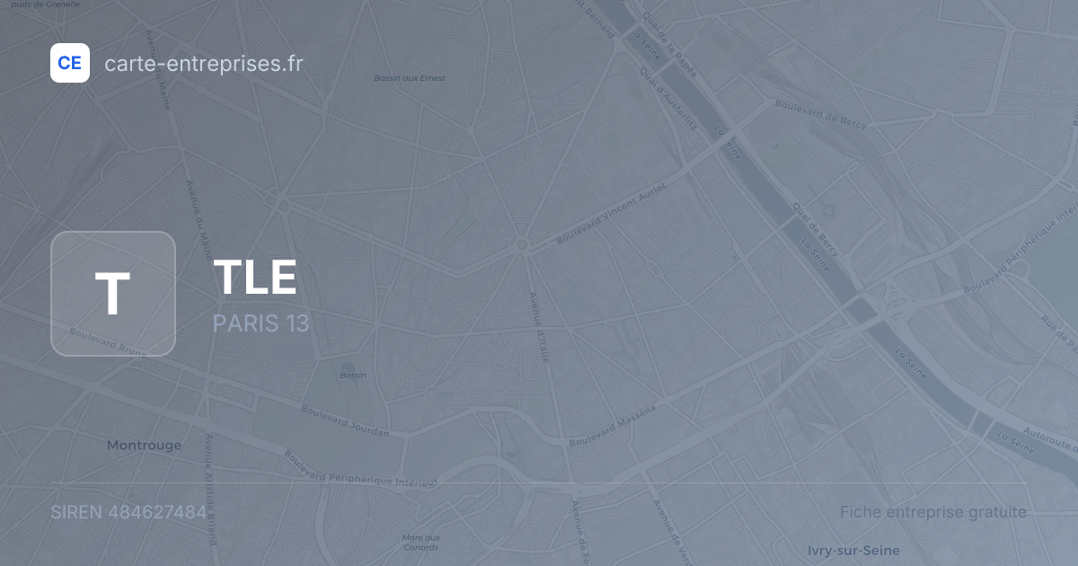 TLE — 484627484 — fiche entreprise