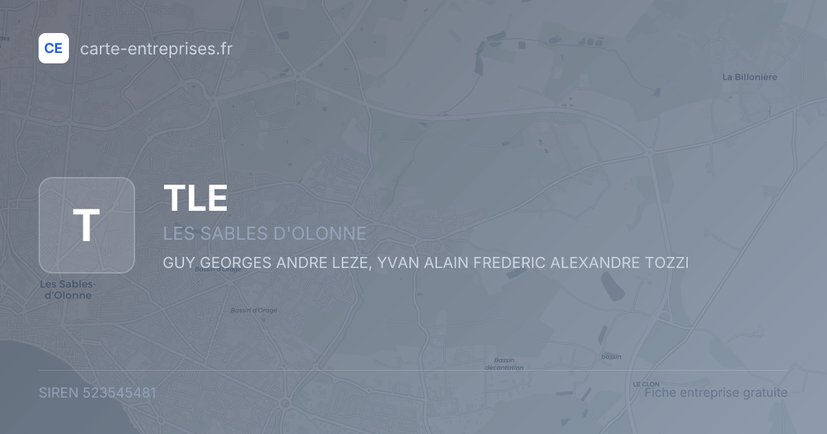 TLE — 523545481 — fiche entreprise