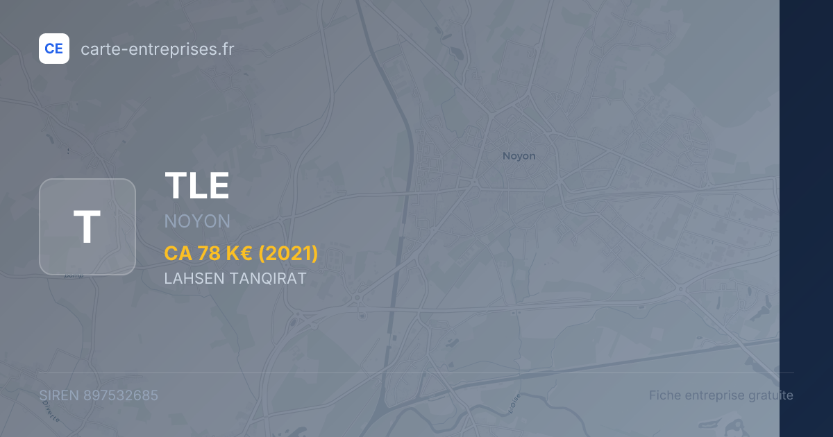 TLE — 897532685 — fiche entreprise