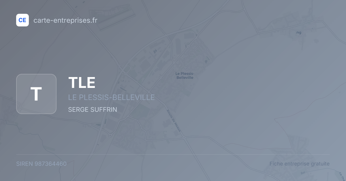 TLE — 987364460 — fiche entreprise