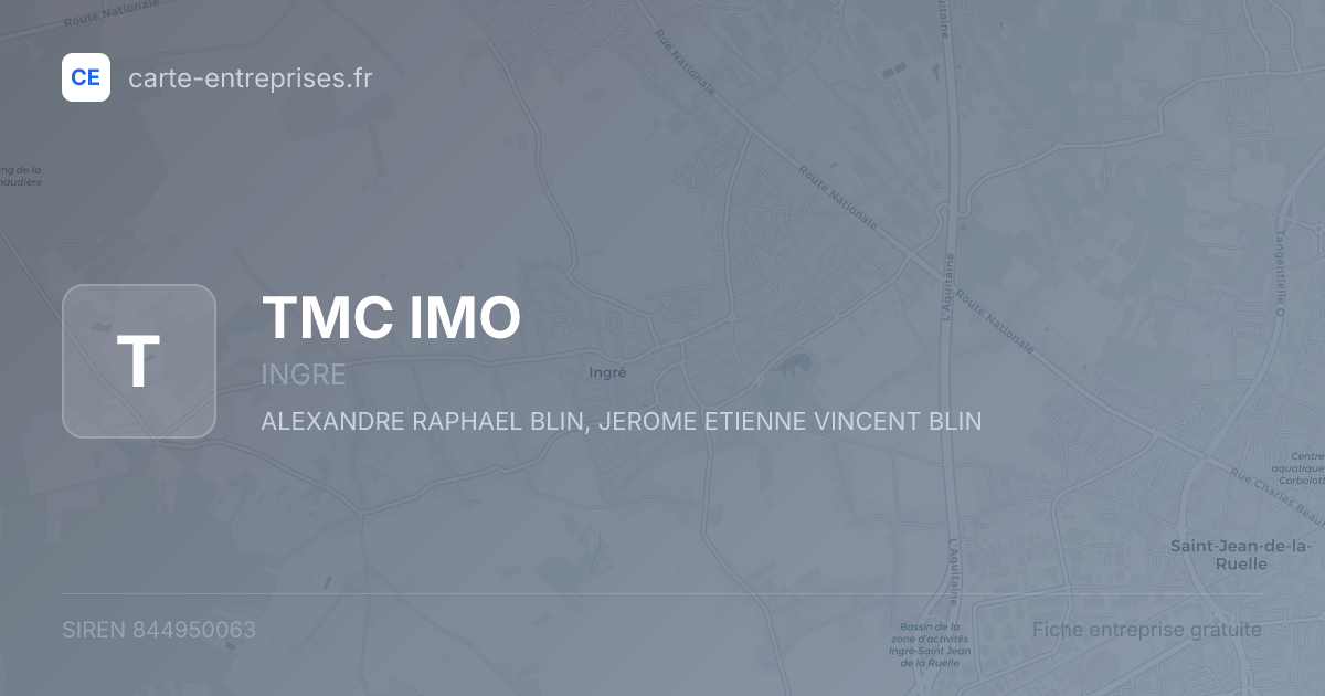 TMC IMO — 844950063 — fiche entreprise