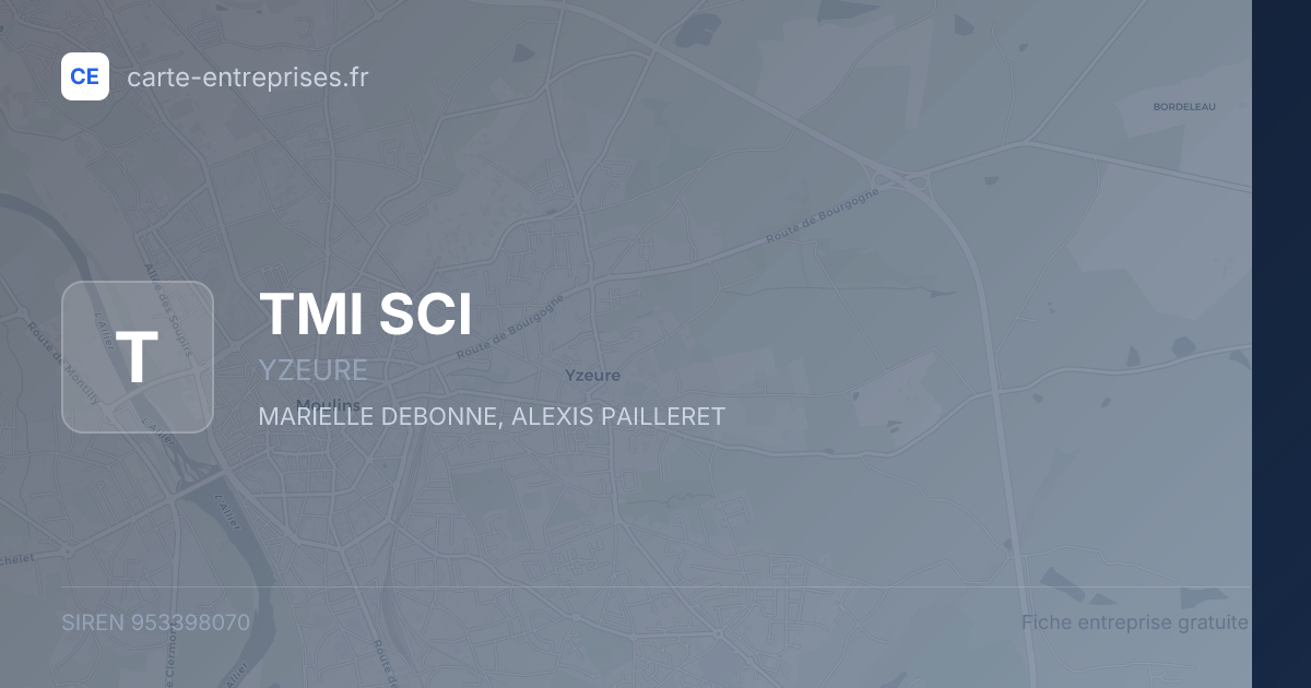 TMI SCI — 953398070 — fiche entreprise