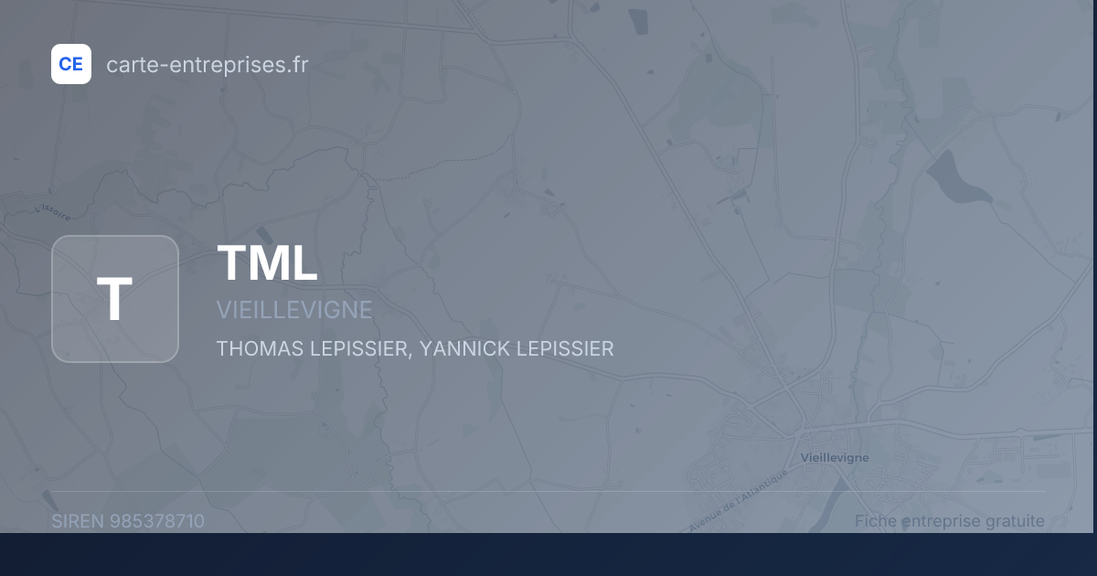 TML — 985378710 — fiche entreprise