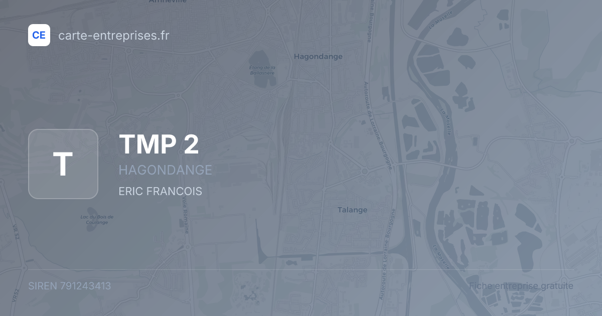TMP 2 — 791243413 — fiche entreprise