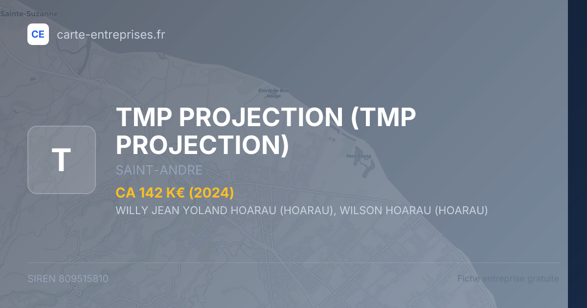 TMP PROJECTION — 809515810 — fiche entreprise