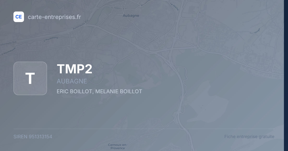 TMP2 — 951313154 — fiche entreprise