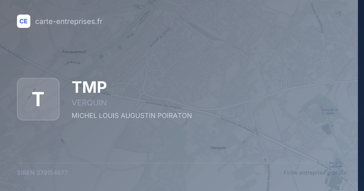 TMP — 379154677 — fiche entreprise
