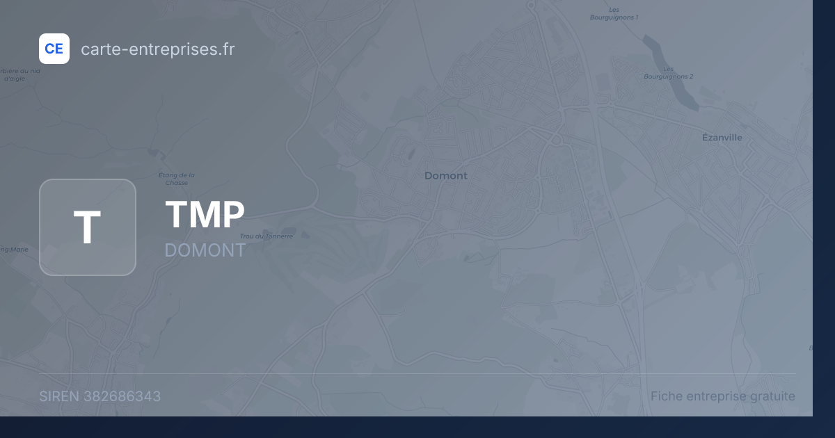 TMP — 382686343 — fiche entreprise