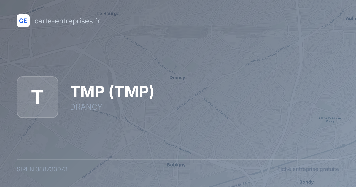 TMP — 388733073 — fiche entreprise
