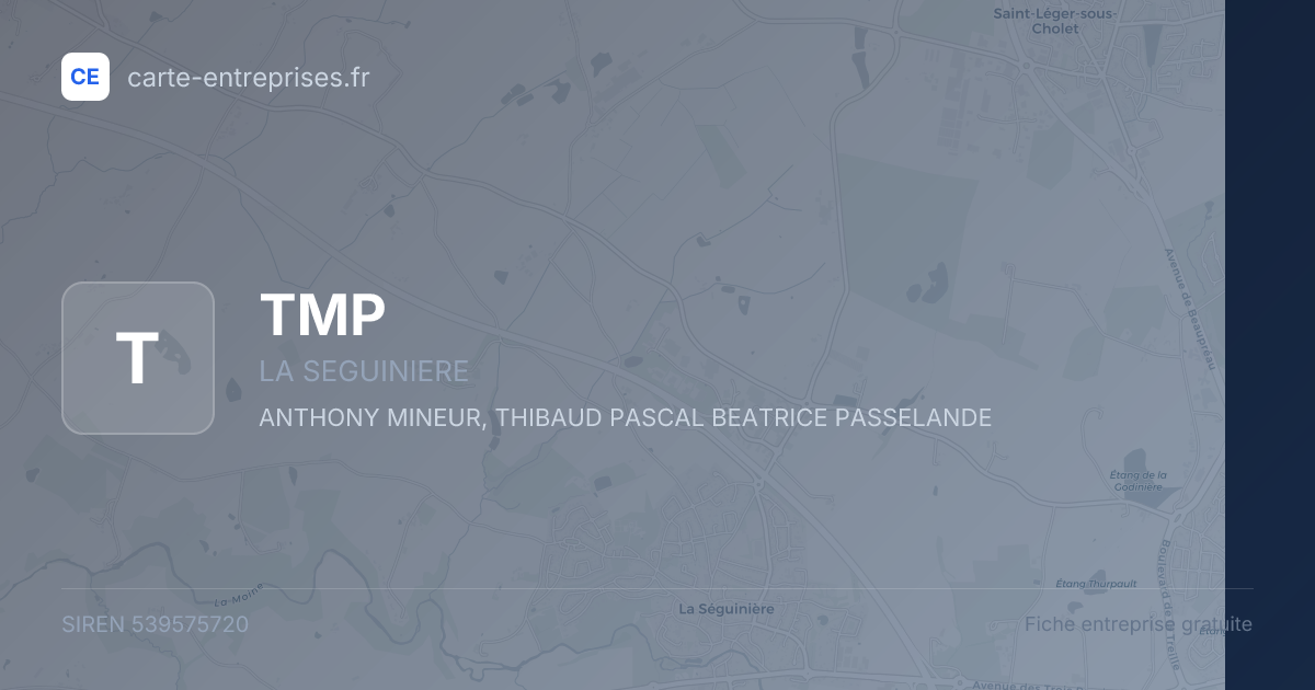 TMP — 539575720 — fiche entreprise