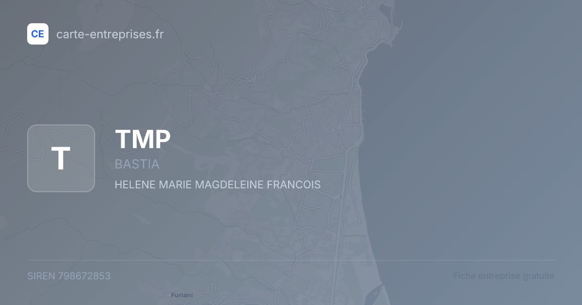 TMP — 798672853 — fiche entreprise