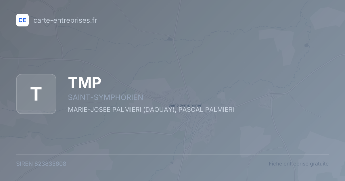 TMP — 823835608 — fiche entreprise