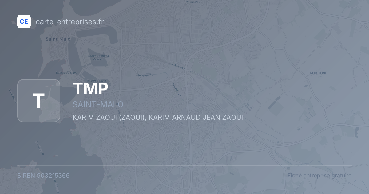 TMP — 903215366 — fiche entreprise