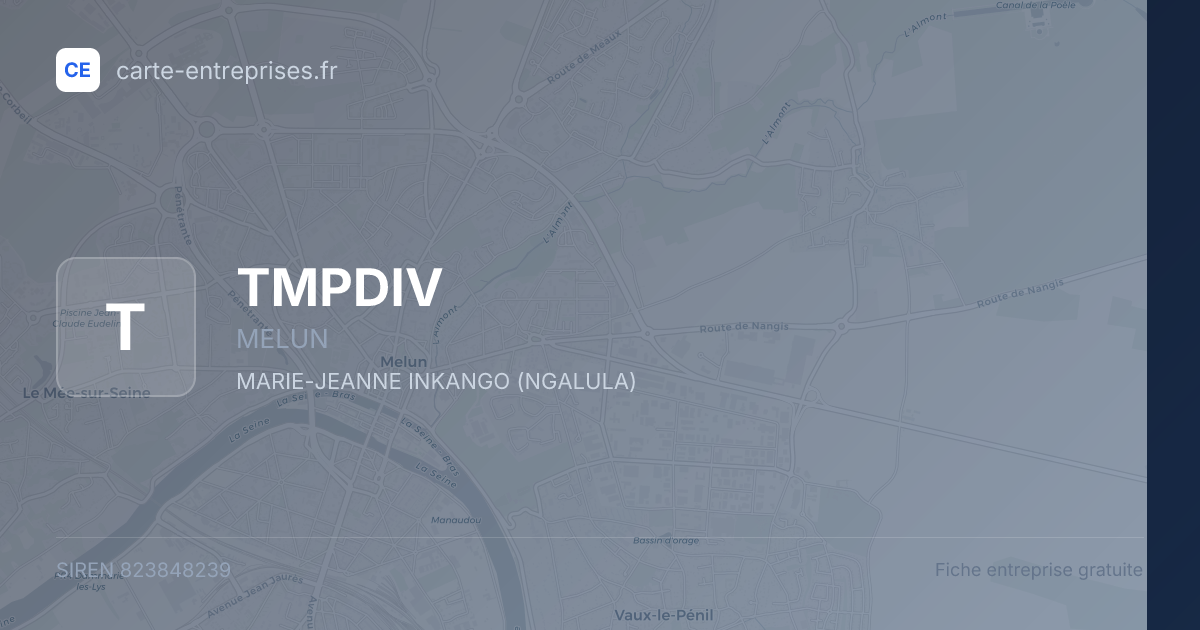 TMPDIV — 823848239 — fiche entreprise