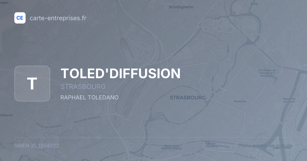 TOLED'DIFFUSION — 353334022 — fiche entreprise