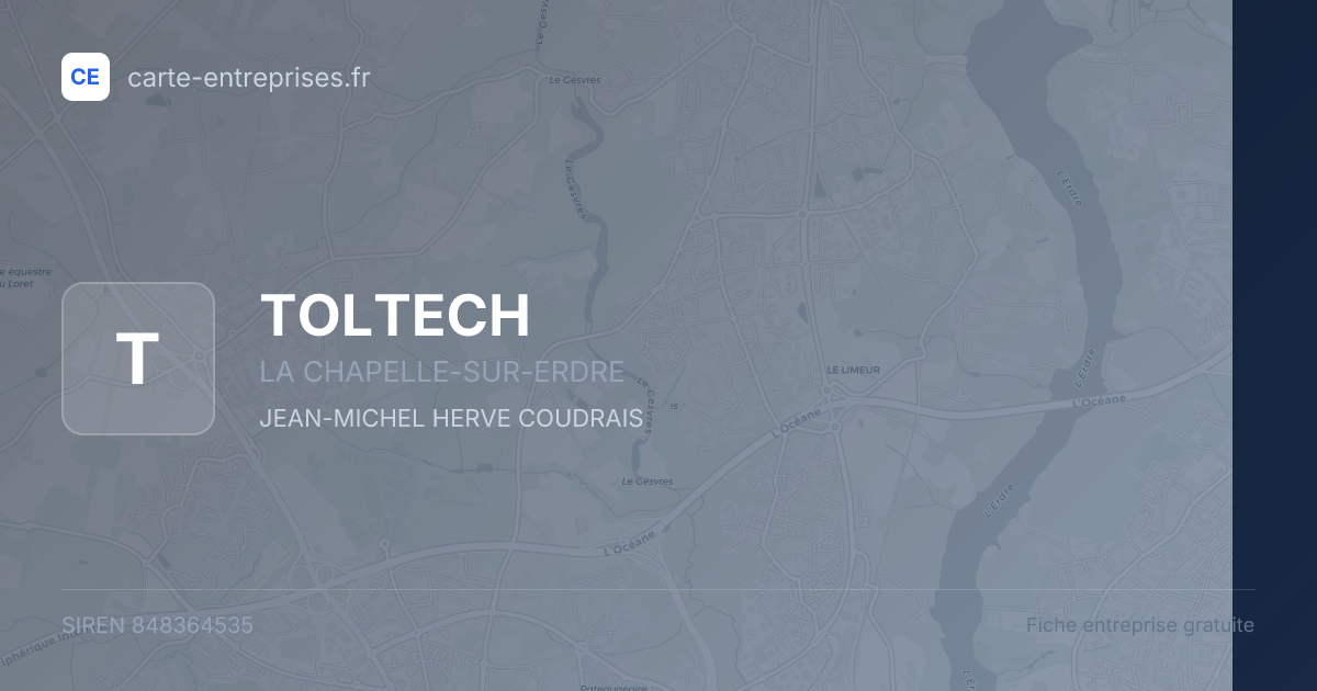 TOLTECH — 848364535 — fiche entreprise