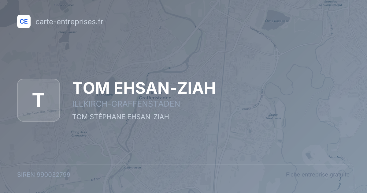 TOM EHSAN-ZIAH — 990032799 — fiche entreprise