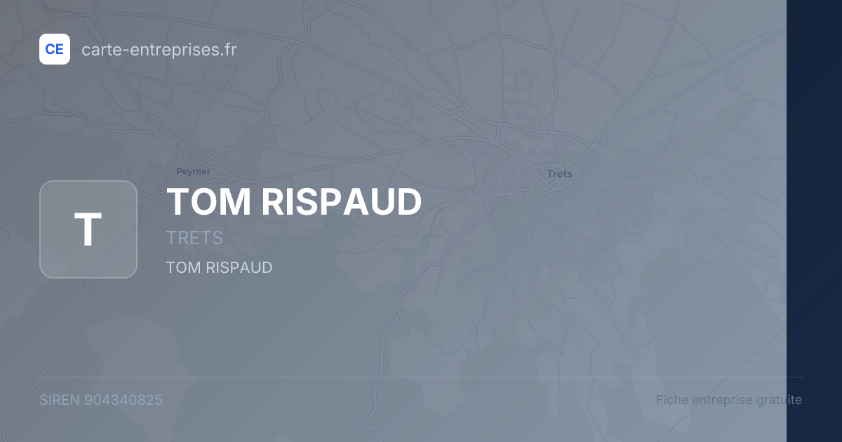 TOM RISPAUD — 904340825 — fiche entreprise