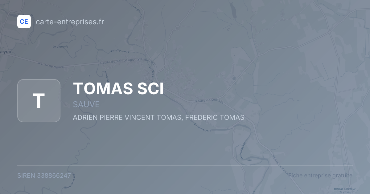 TOMAS SCI — 338866247 — fiche entreprise