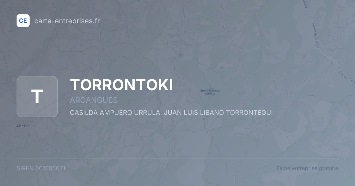 TORRONTOKI — 501505671 — fiche entreprise
