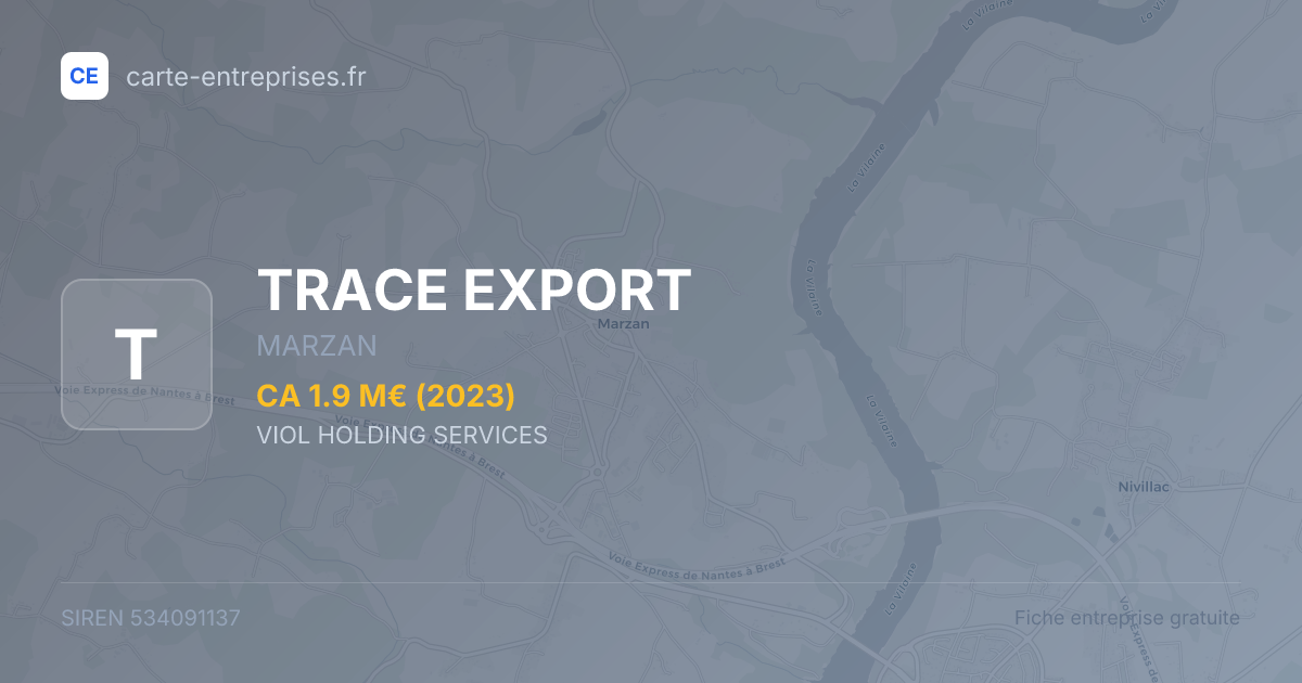TRACE EXPORT — 534091137 — fiche entreprise